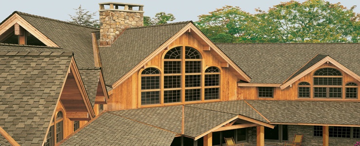 Asphalt Shingles Roof on a 
Wooden House
